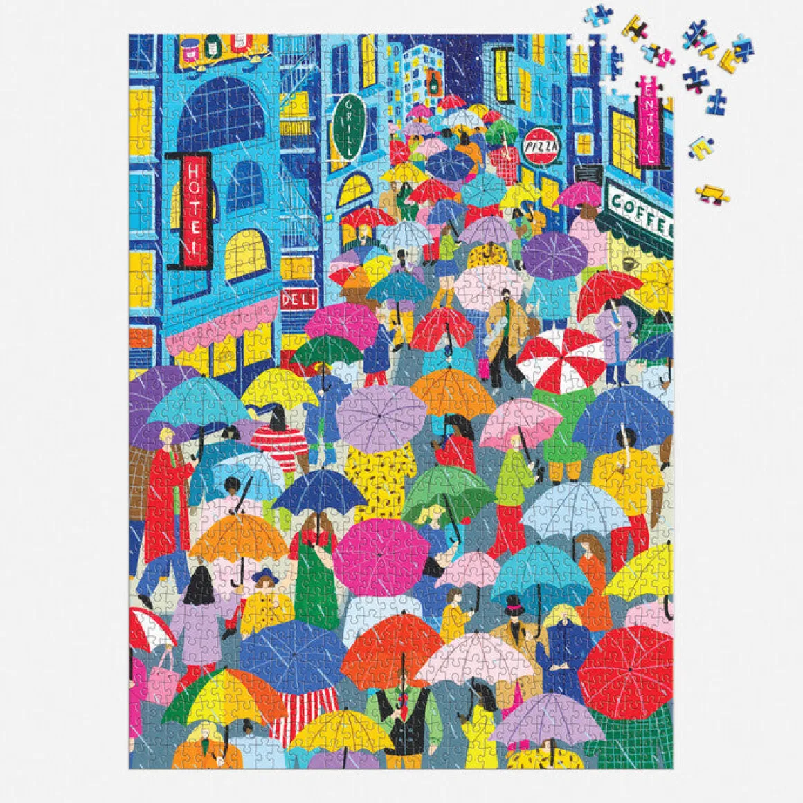 Umbrella Lane 1000 Piece Puzzle