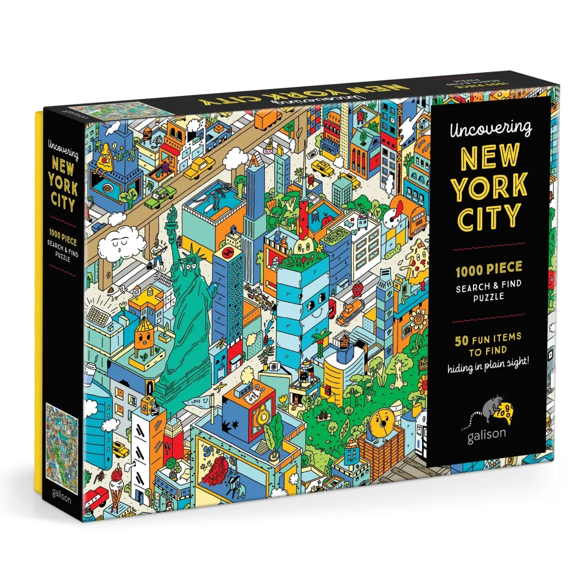Uncovering New York City Search and Find 1000 Piece Puzzle