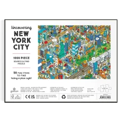 Uncovering New York City Search and Find 1000 Piece Puzzle