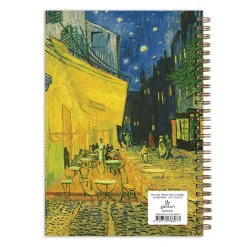 Van Gogh Terrace at Night Wire-O Journal