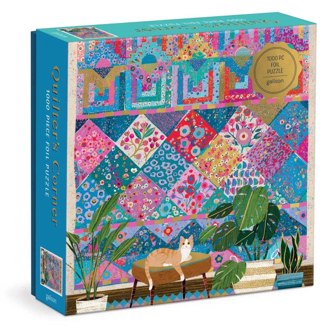 Victoria Ball Quilter's Corner 1000 Piece Foil Puzzle