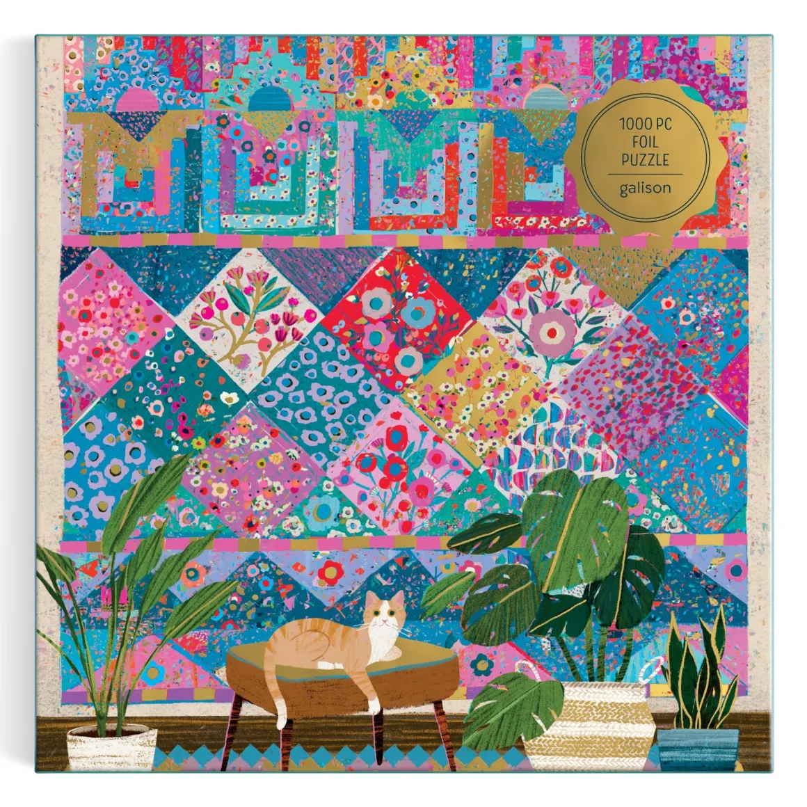 Victoria Ball Quilter's Corner 1000 Piece Foil Puzzle