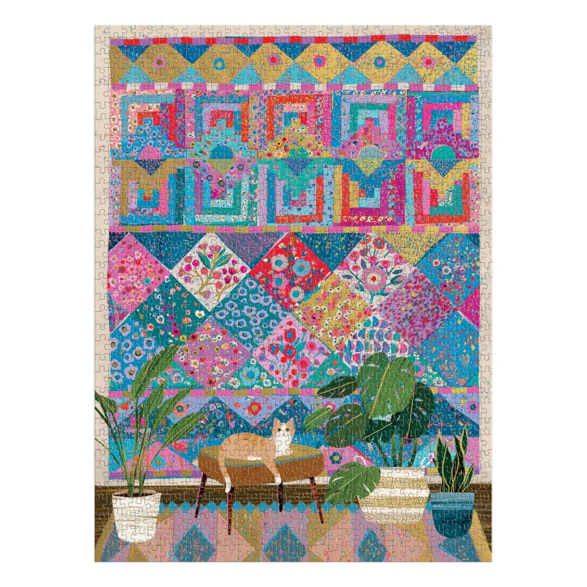 Victoria Ball Quilter's Corner 1000 Piece Foil Puzzle