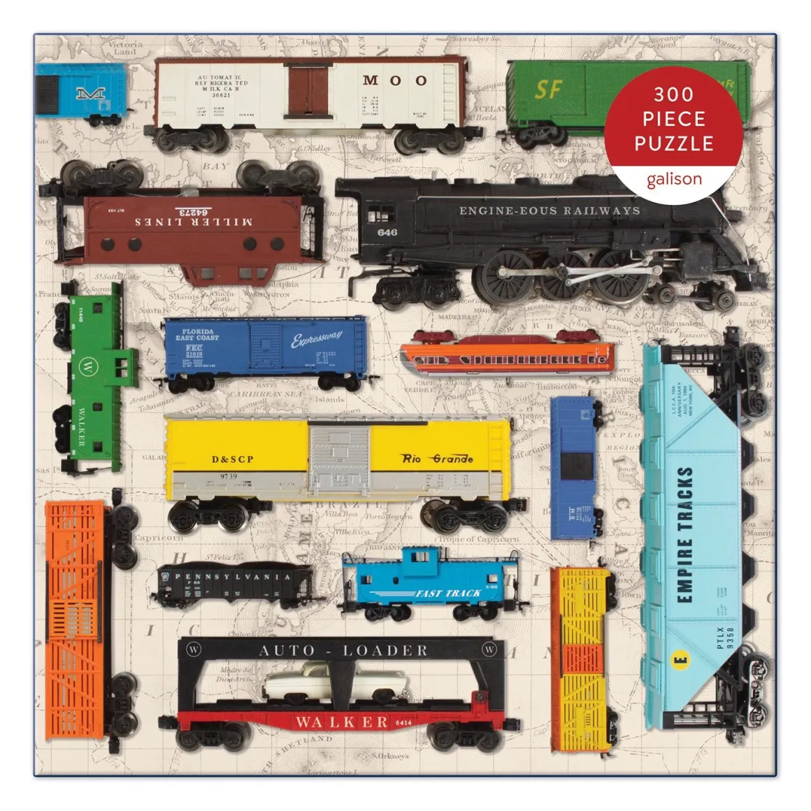 Vintage Toy Trains 300 Piece Jigsaw Puzzle
