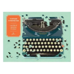 Vintage Typewriter 750 Piece Shaped Jigsaw Puzzle