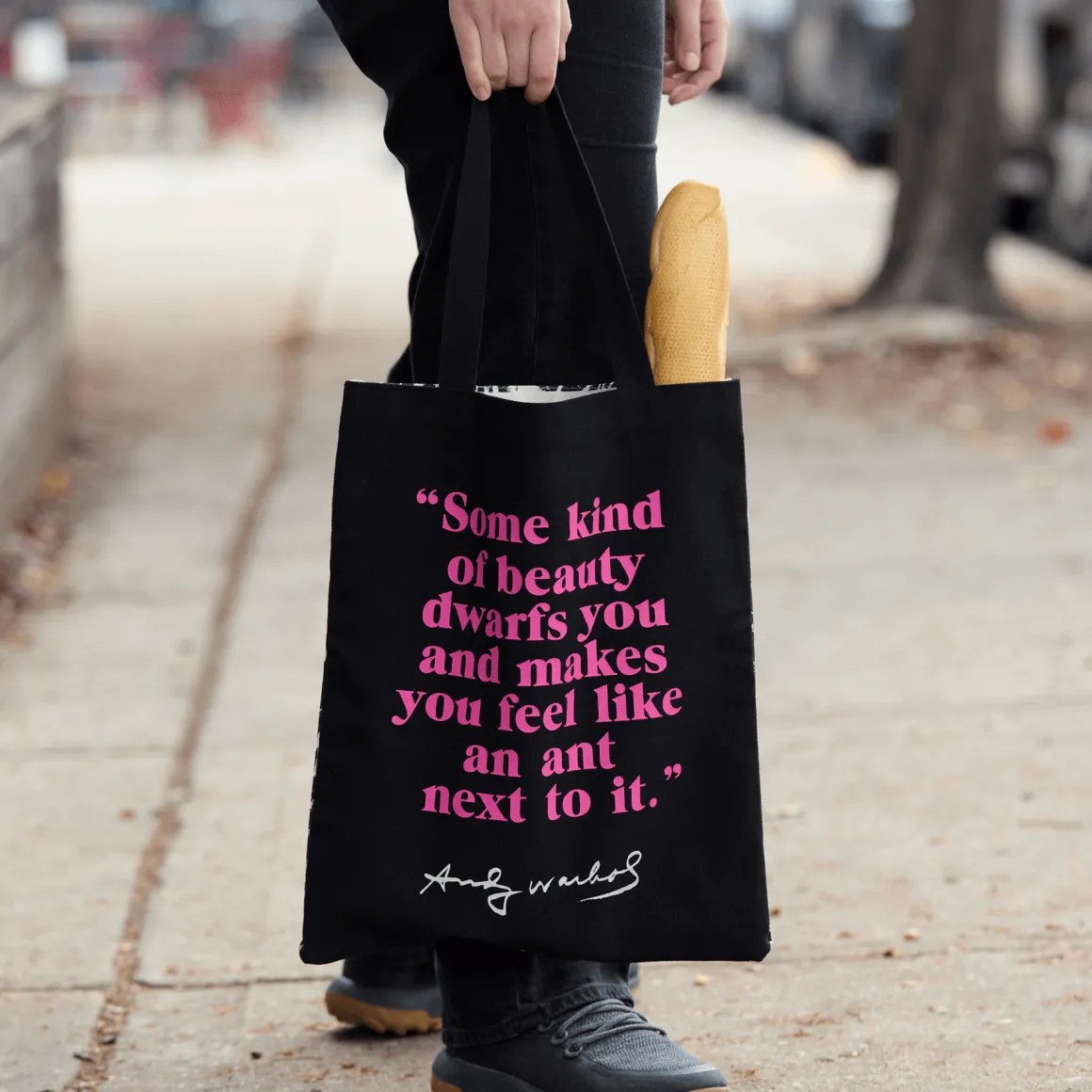 Warhol Flowers Canvas Tote Bag