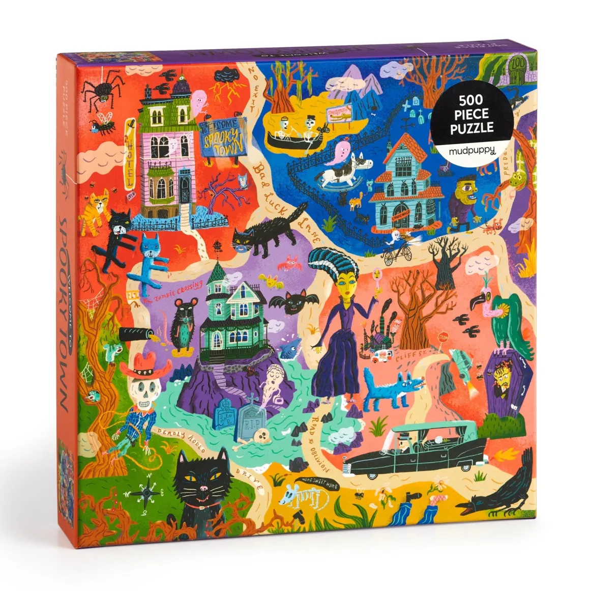 Welcome to Spooky Town 500 Piece Puzzle