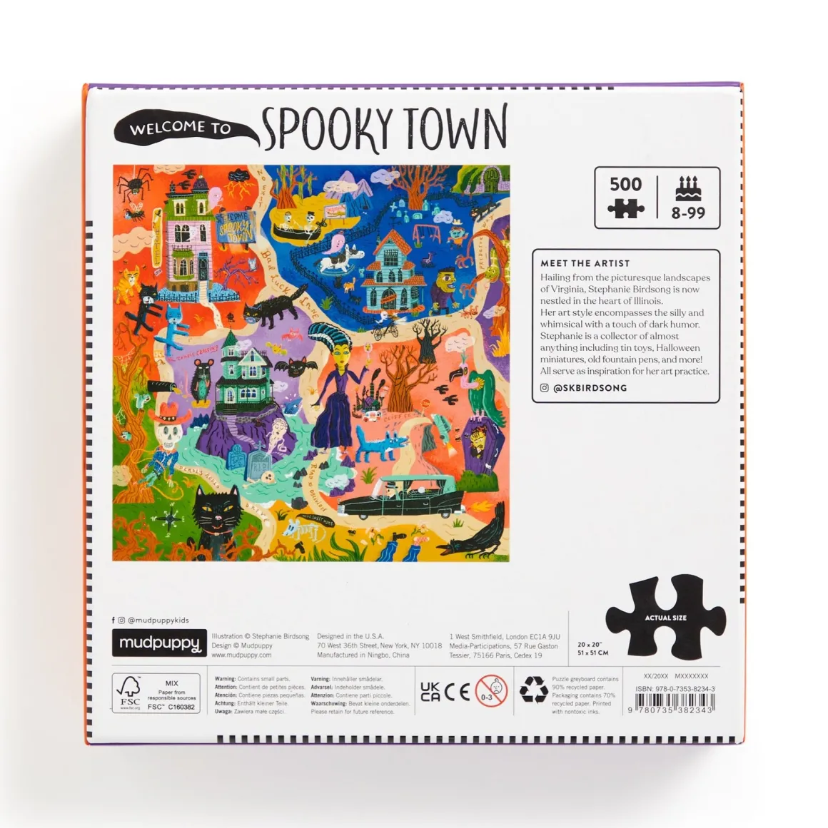 Welcome to Spooky Town 500 Piece Puzzle