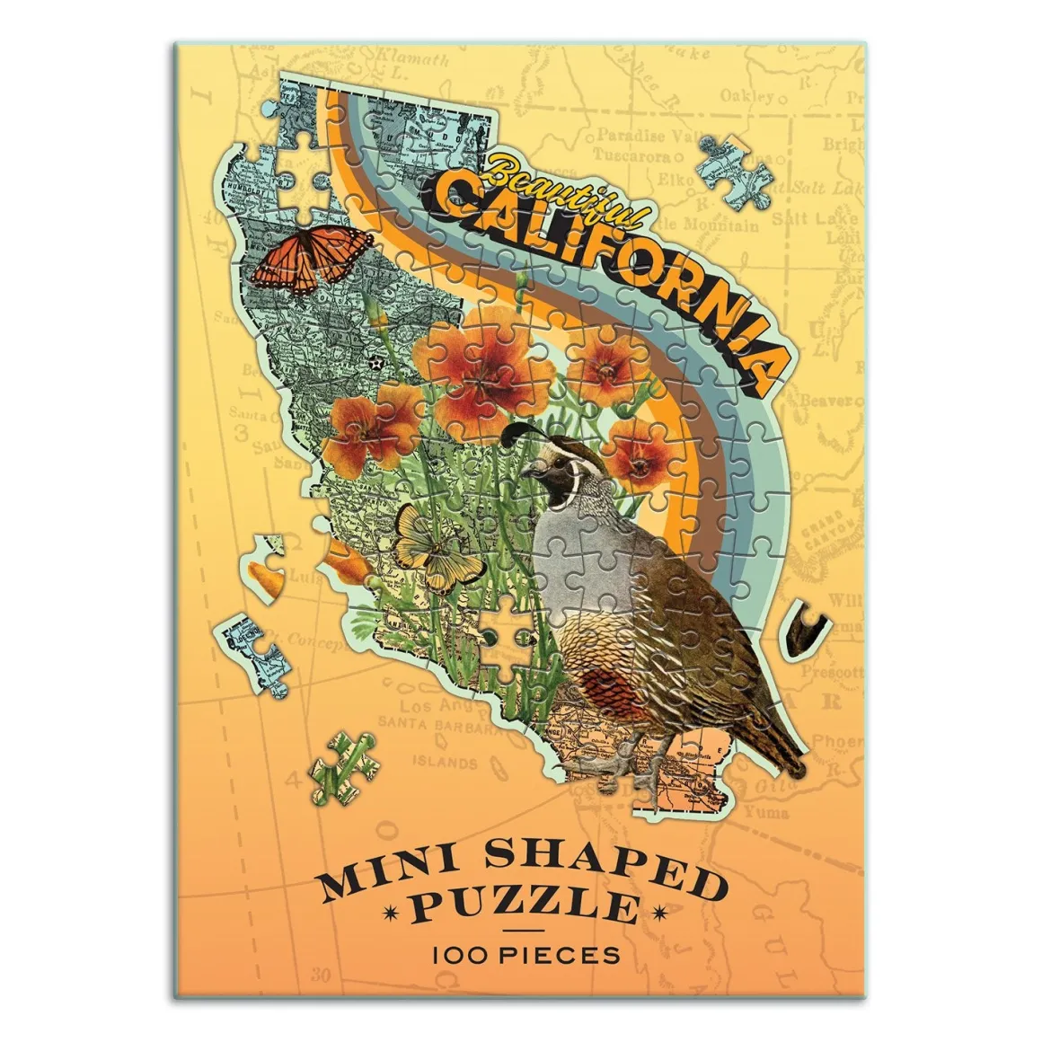 Wendy Gold California 100 Piece Mini Shaped Jigsaw Puzzle