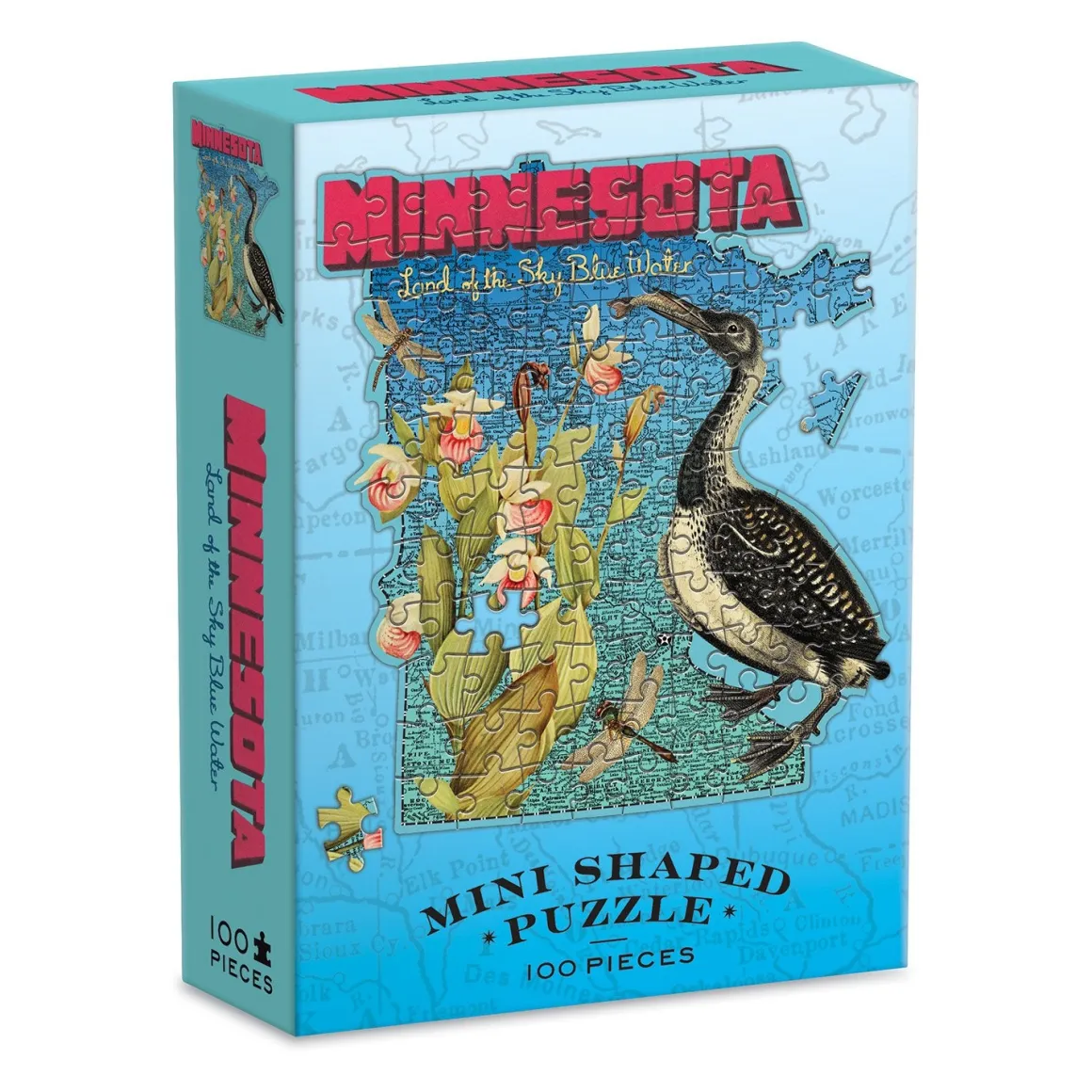 Wendy Gold Minnesota 100 Piece Mini Shaped Jigsaw Puzzle