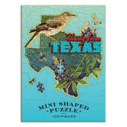 Wendy Gold Texas 100 Piece Mini Shaped Jigsaw Puzzle