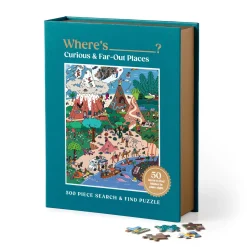 Where's ________? Curious and Far Out Places 500 Piece Search and Find Puzzle