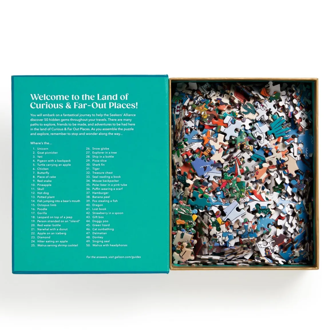 Where's ________? Curious and Far Out Places 500 Piece Search and Find Puzzle
