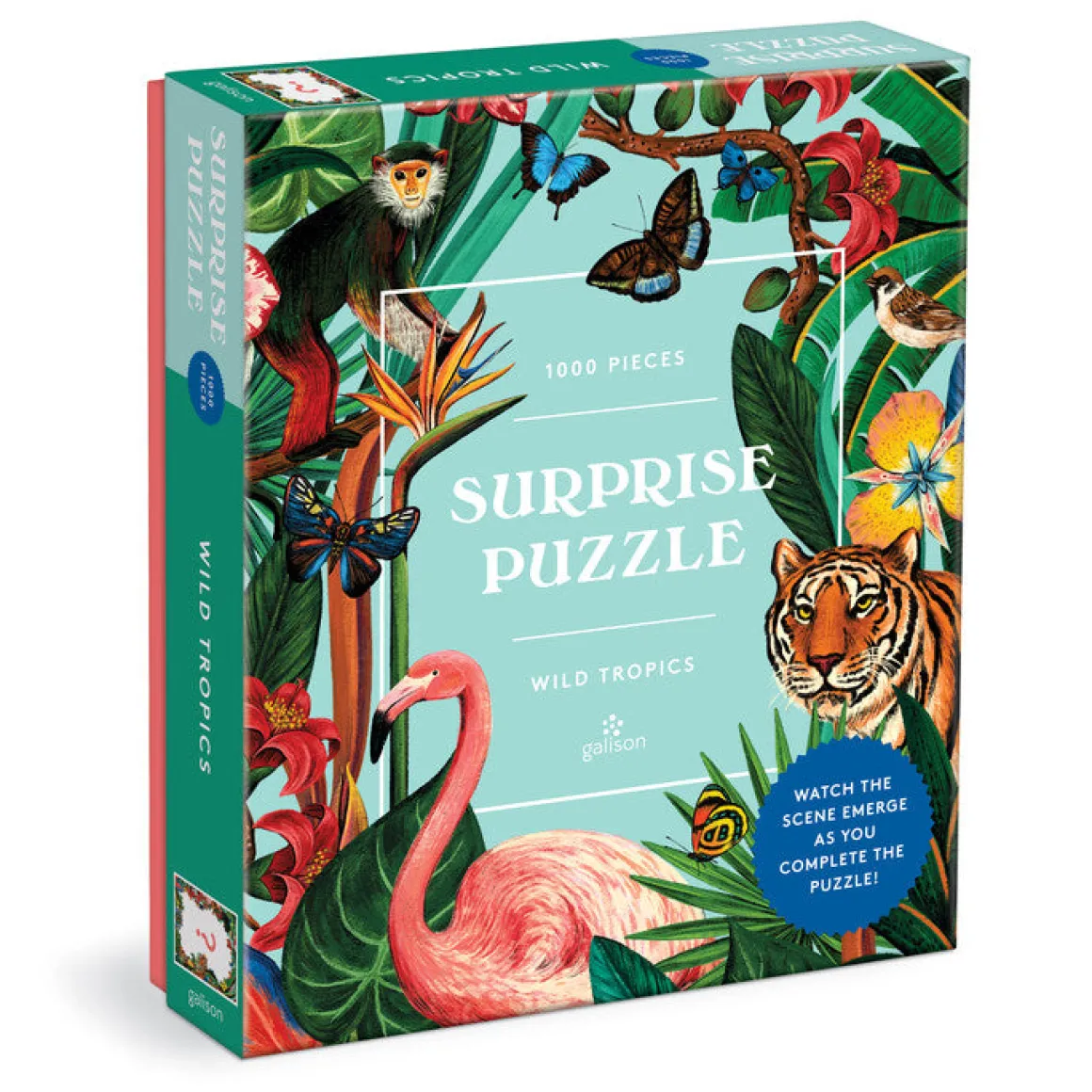 Wild Tropics 1000 Piece Surprise Puzzle