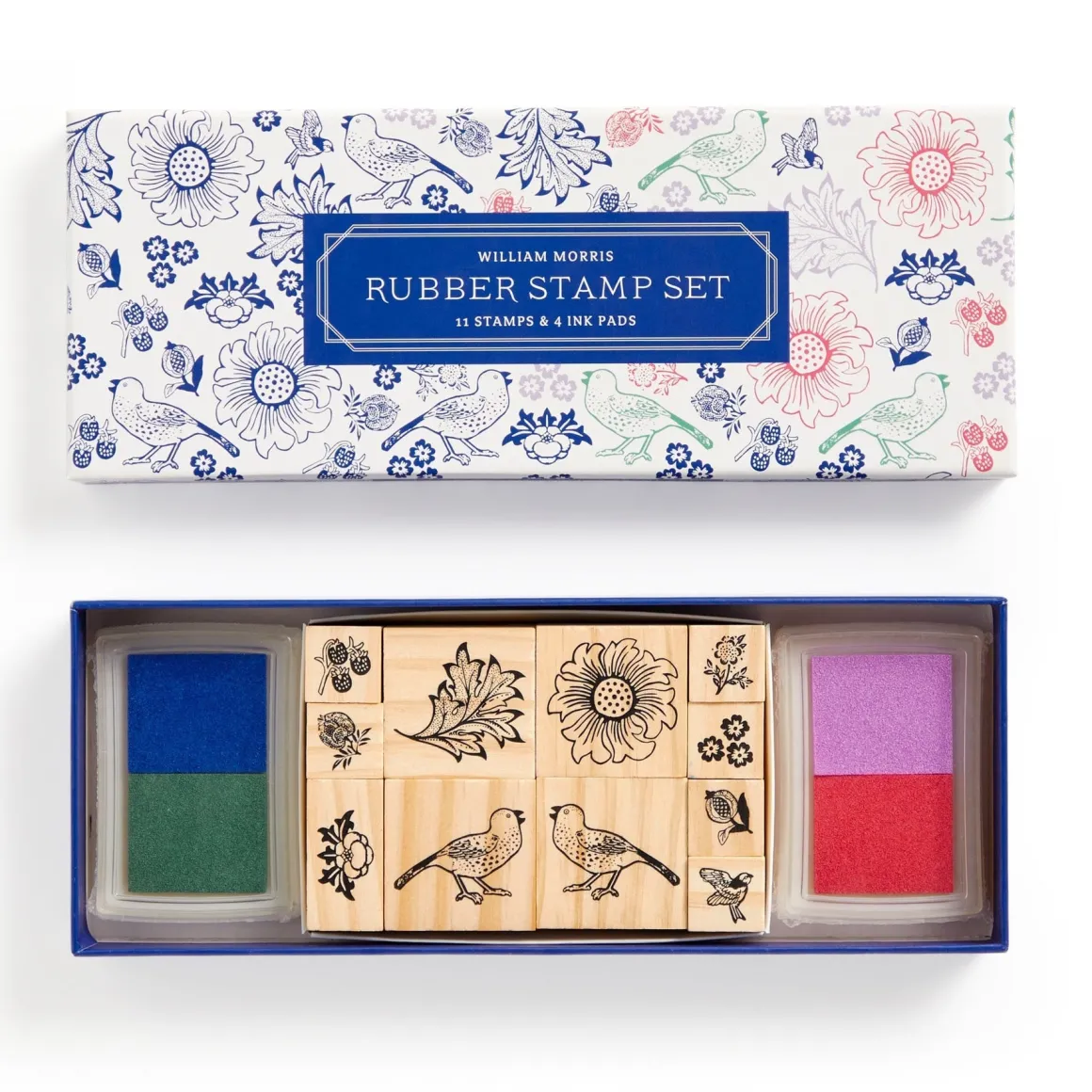 William Morris Rubber Stamp Set