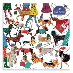 Winter Dogs 500 Piece Jigsaw Puzzle