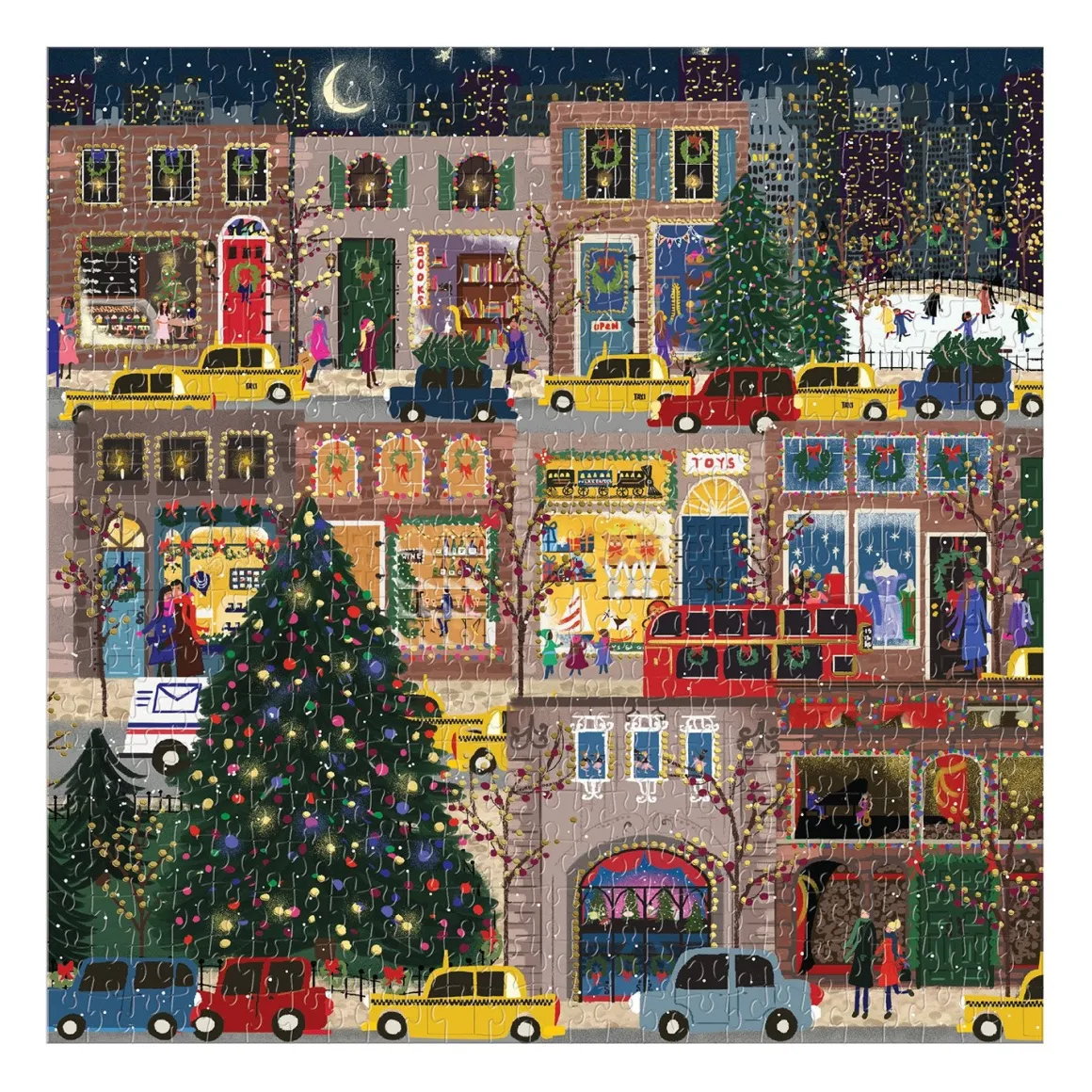 Winter Lights 500 Piece Foil Jigsaw Puzzle