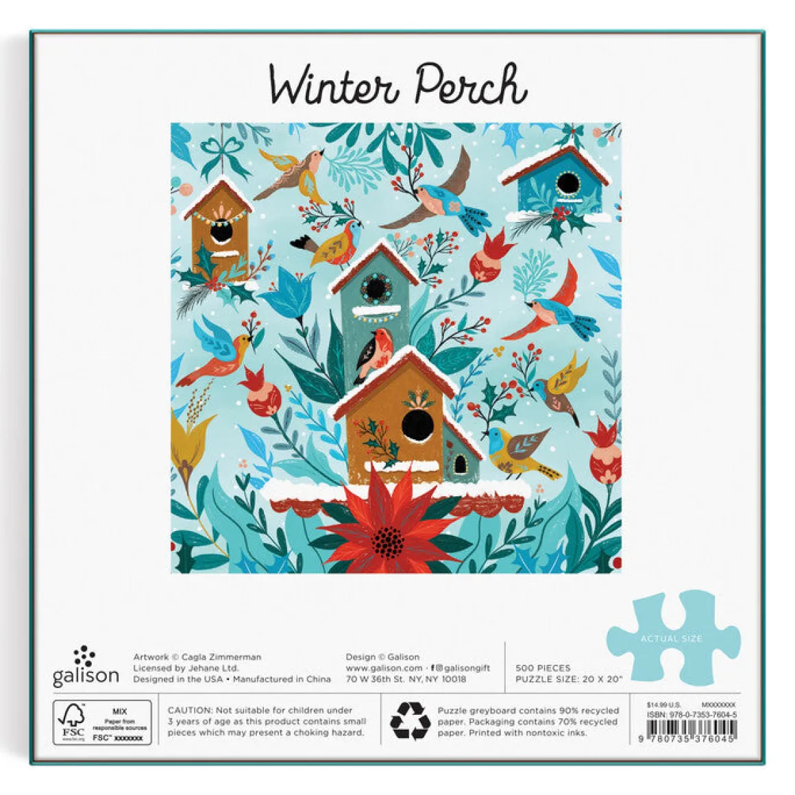 Winter Perch 500 Piece Puzzle