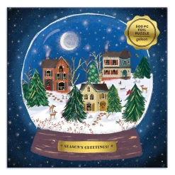 Winter Snow Globe 500 Piece Foil Jigsaw Puzzle