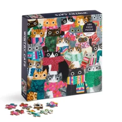 Wintry Cats 500 Piece Puzzle