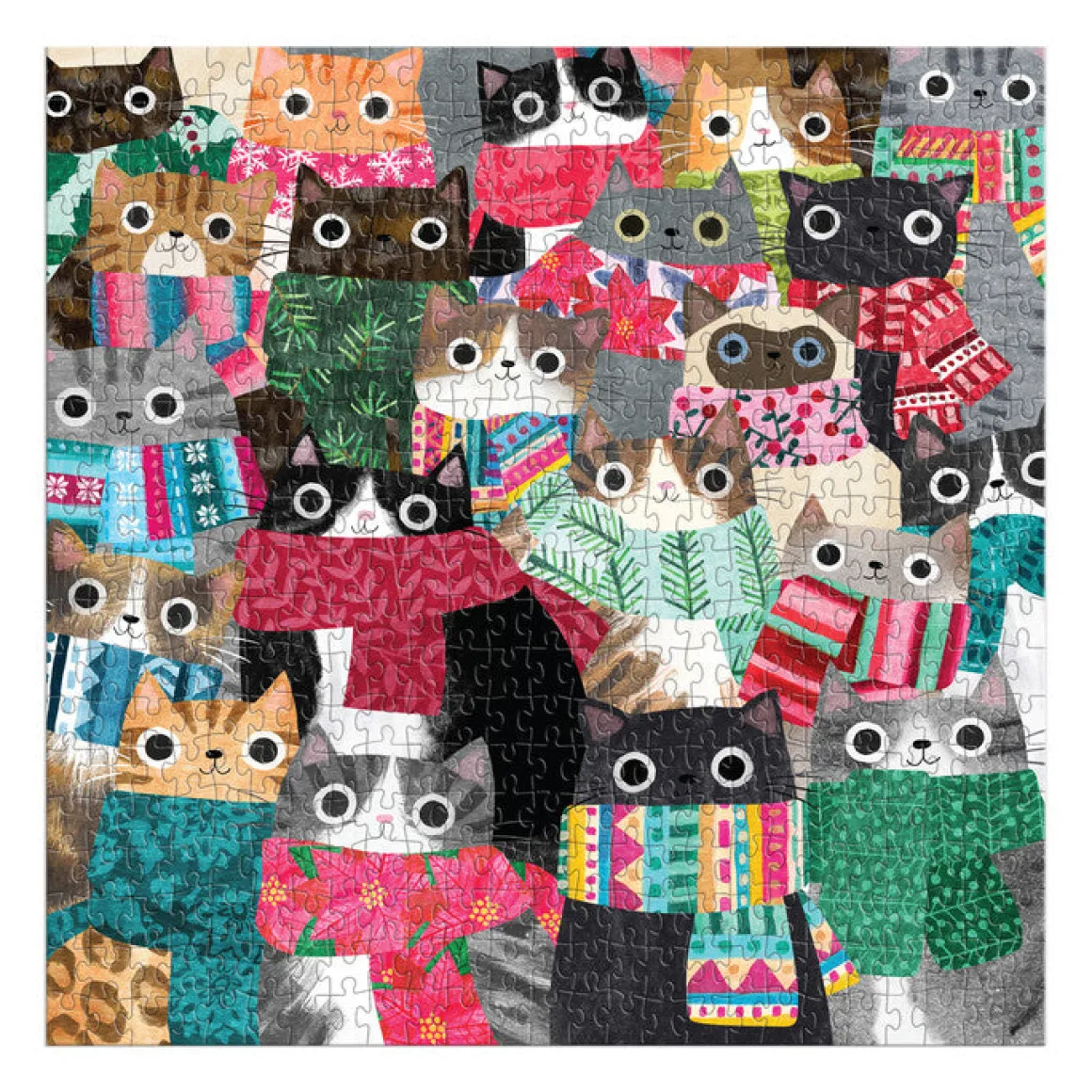 Wintry Cats 500 Piece Puzzle