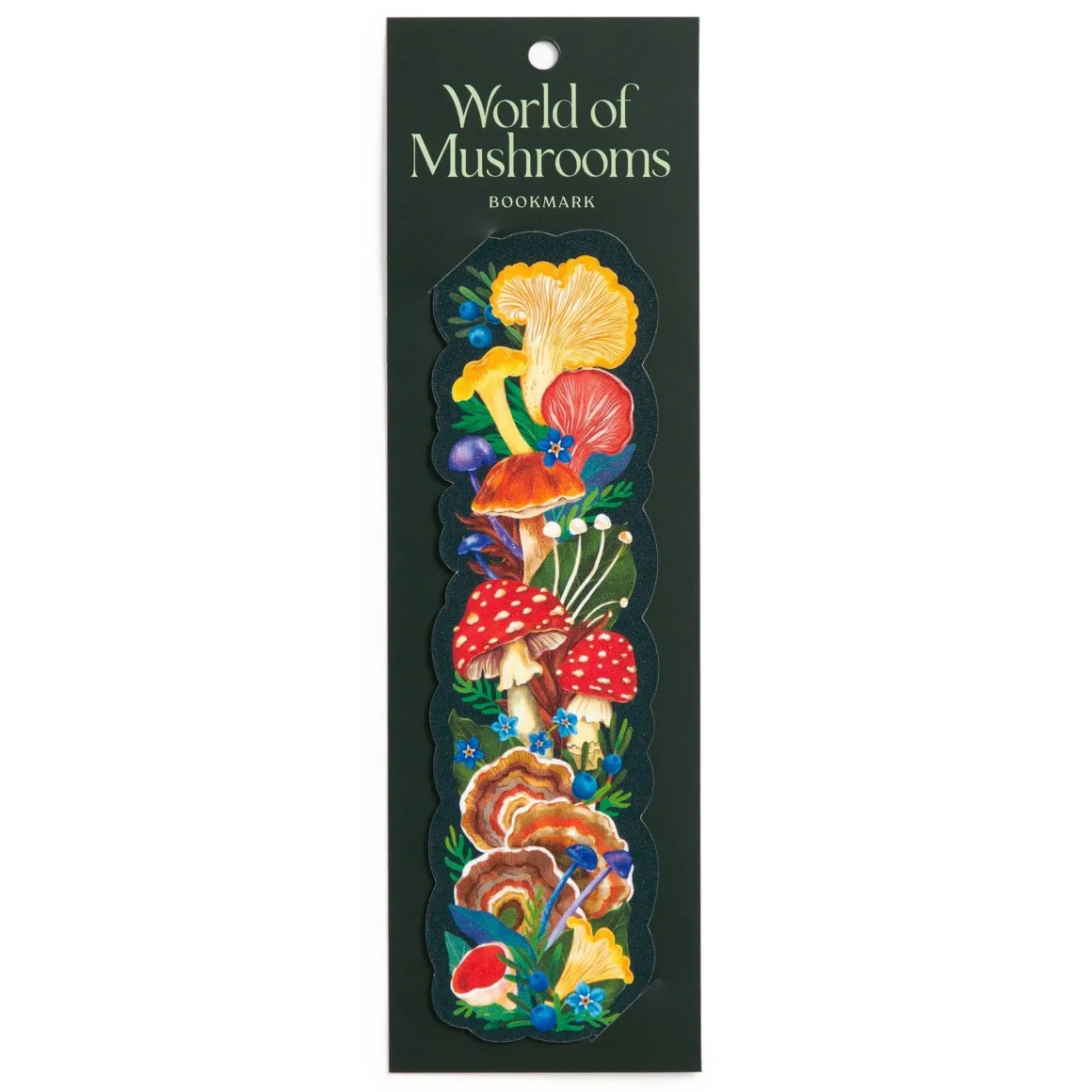 World of Mushrooms Paper Bookmark
