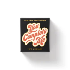 You Complete Me 100 Piece Mini Shaped Puzzle