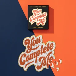 You Complete Me 100 Piece Mini Shaped Puzzle