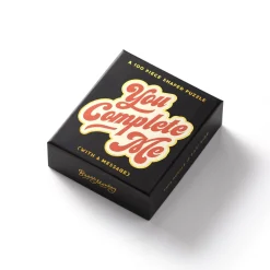 You Complete Me 100 Piece Mini Shaped Puzzle