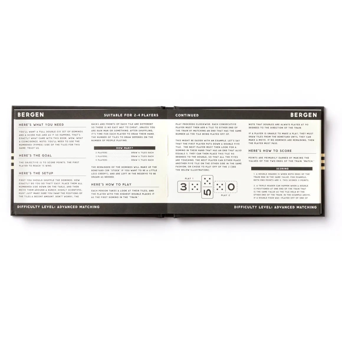 You Domino It! Domino Game Set