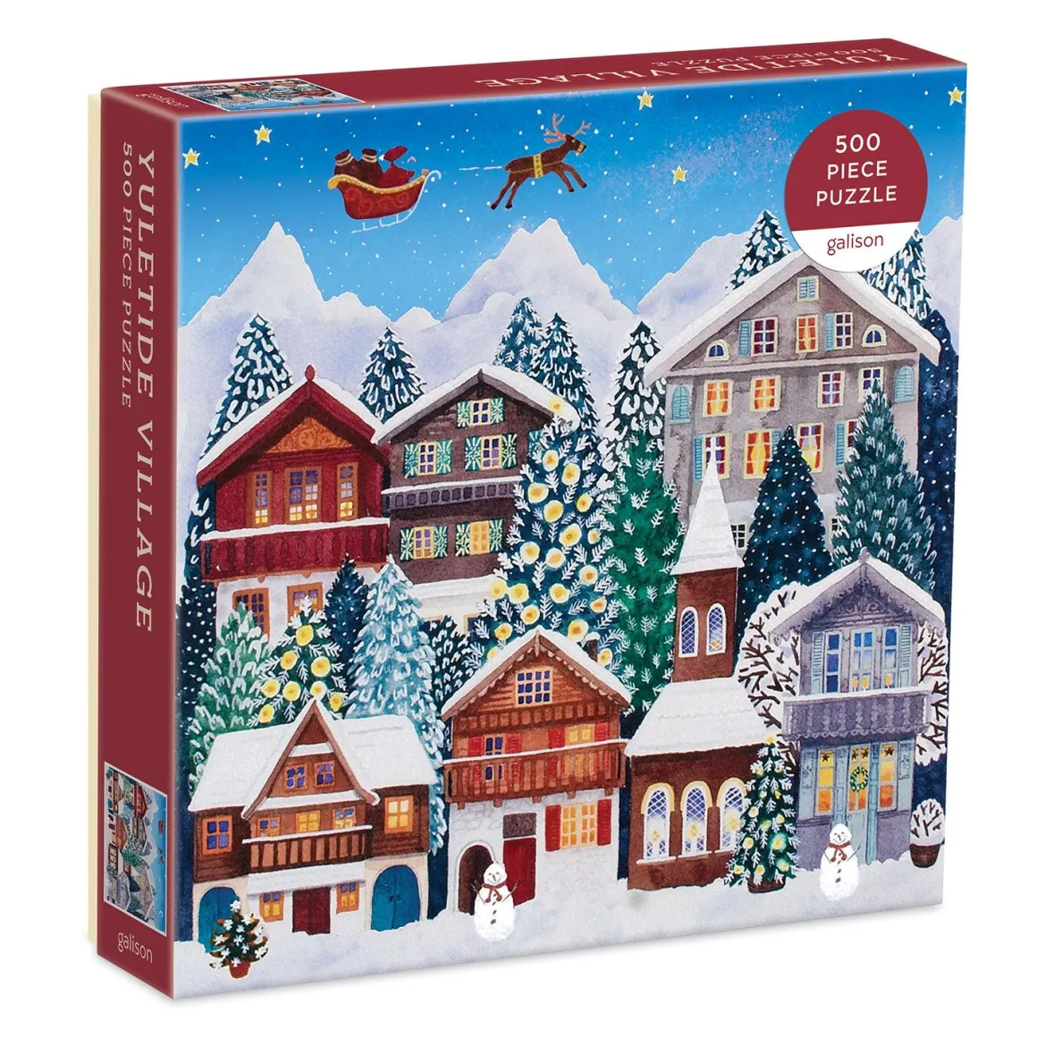 Yuletide Village 500 Piece Jigsaw Puzzle
