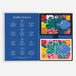 Zodiac Flowers Playing Card Set